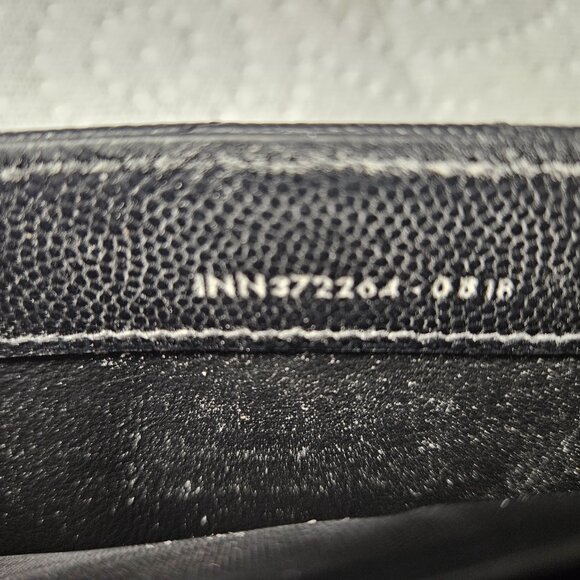 Yves Saint Laurent YSL Black Caviar Leather Wallet - Picture 11 of 16
